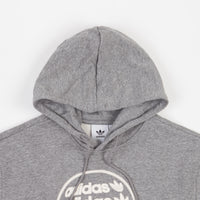 Adidas Globe Graphic Hoodie - Core Heather / Wonder White thumbnail
