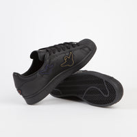Adidas Gonz Superstar ADV Shoes - Core Black / Core Black / Core Black thumbnail