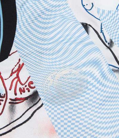 Adidas Gonzales Jersey - Black / White / Clear Blue / Multicolour