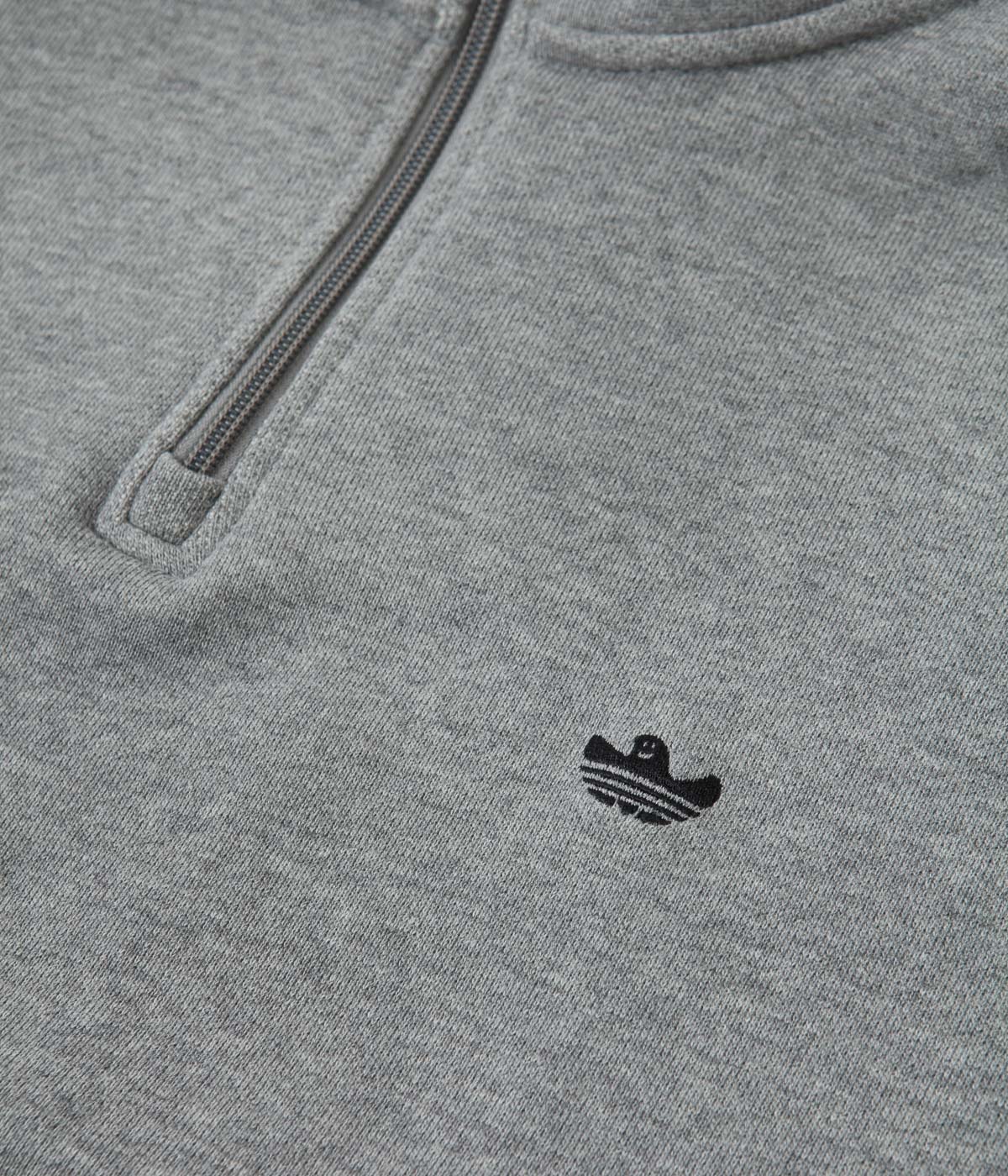 Adidas H Shmoo 1 4 Zip Sweatshirt Core Heather Black Flatspot