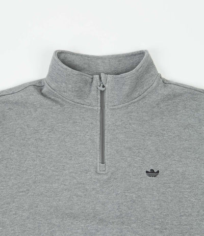 Adidas H Shmoo 1/4 Zip Sweatshirt - Core Heather / Black