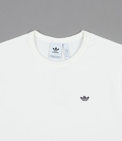 Adidas H Shmoo Long Sleeve T-Shirt - Off White / Mineral Red