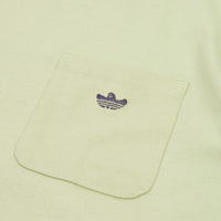 Adidas Heavyweight Shmoofoil Pocket T-Shirt - Magic Lime / Shadow Navy thumbnail