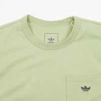 Adidas Heavyweight Shmoofoil Pocket T-Shirt - Magic Lime / Shadow Navy thumbnail
