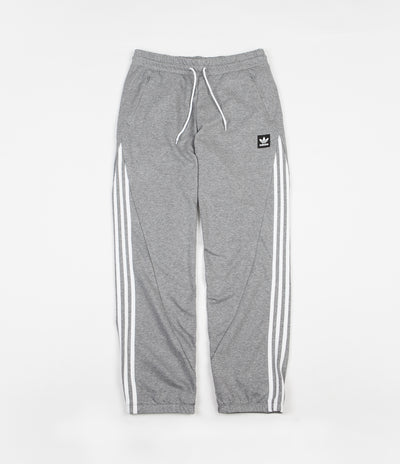 Adidas Insley Sweatpants - Medium Grey Heather / White