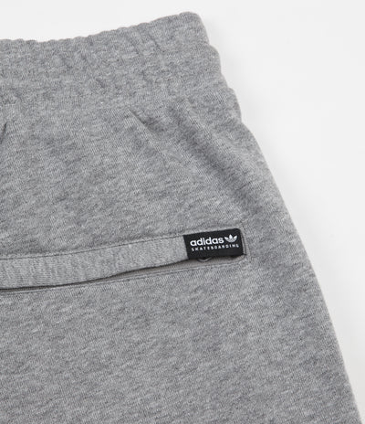 Adidas Insley Sweatpants - Medium Grey Heather / White