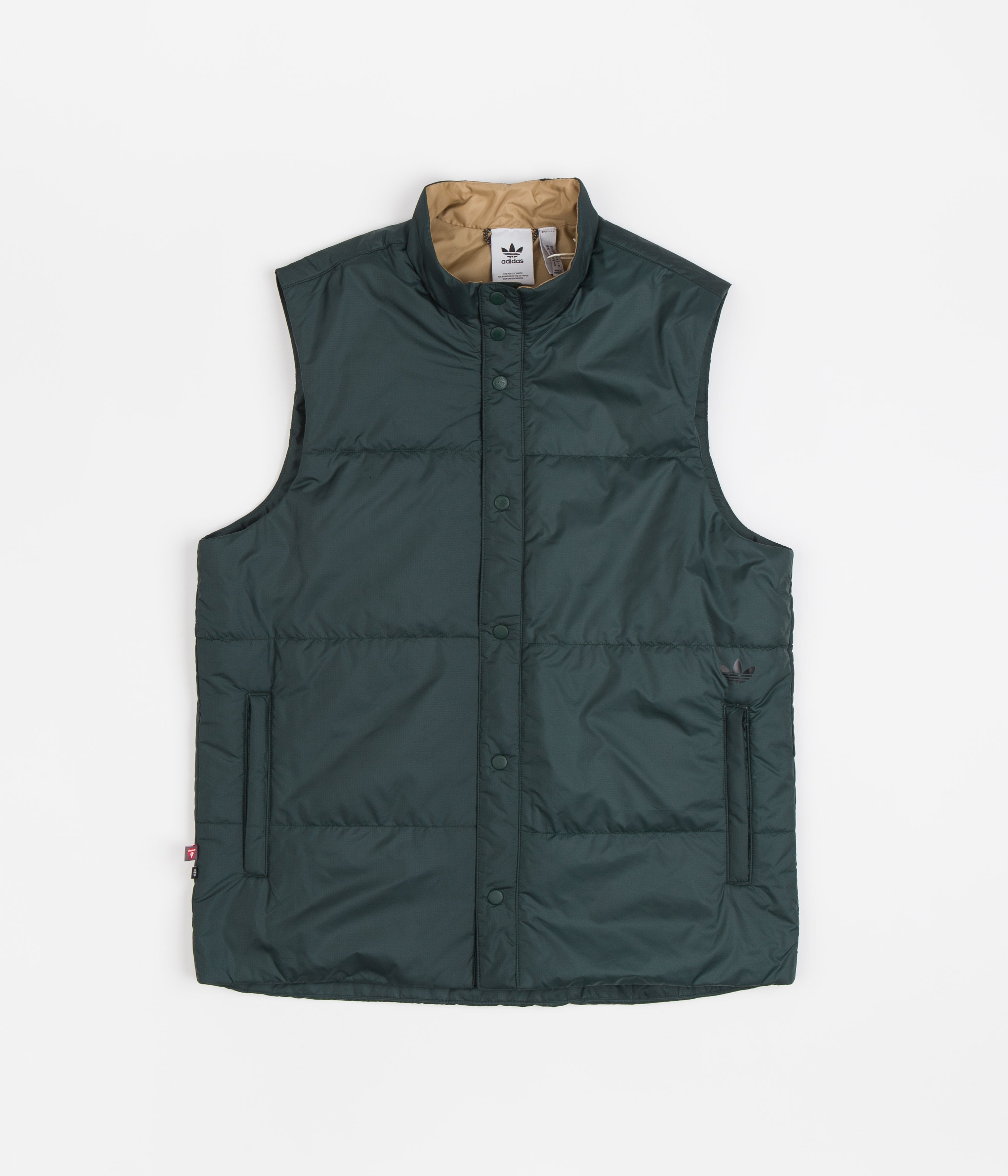Adidas Insulated Vest - Shadow Green / Cardboard / Black | Flatspot