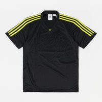 Adidas Jacquard Jersey - Black / Acid Yellow thumbnail