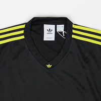 Adidas Jacquard Jersey - Black / Acid Yellow thumbnail