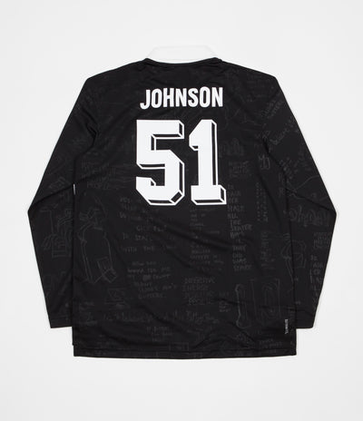 Adidas Johnson Jersey - Black / White / DGH Solid Grey