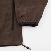 Adidas Lightweight Shell Jacket - Brown / Black / Orange Rush thumbnail