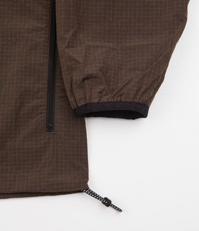 Adidas Lightweight Shell Jacket - Brown / Black / Orange Rush