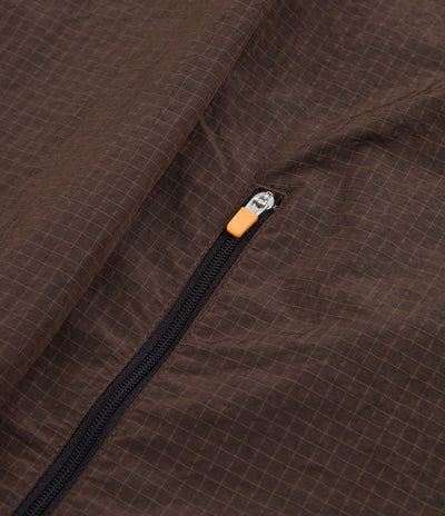 Adidas Lightweight Shell Jacket - Brown / Black / Orange Rush