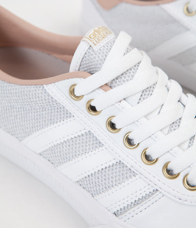 Adidas Lucas Premiere Shoes - White / Ash Pearl / Gold Metallic