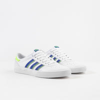 Adidas Lucas Premiere Shoes - White / Glory Blue / Signal Green thumbnail