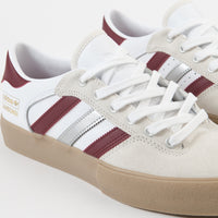 Adidas Matchbreak Super 'Shin Sanbongi' Shoes - White / Collegiate Burgundy / Gum4 thumbnail