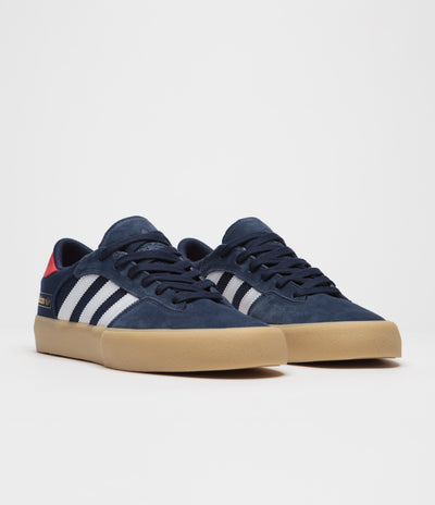 Adidas Matchbreak Super Shoes in Collegiate Navy and FTWR White / Better Scarlet