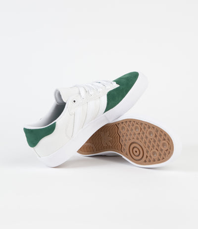 Adidas Matchbreak Super Shoes - Crystal White / FTWR White / Collegiate Green