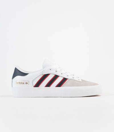 Adidas Matchbreak Super Shoes - White / Collegiate Navy / Scarlet