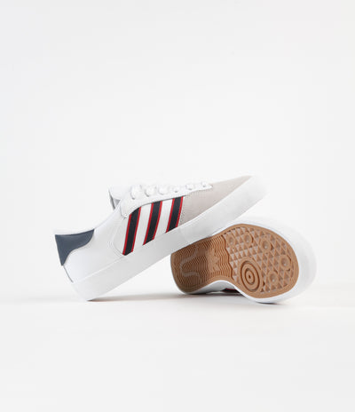 Adidas Matchbreak Super Shoes - White / Collegiate Navy / Scarlet