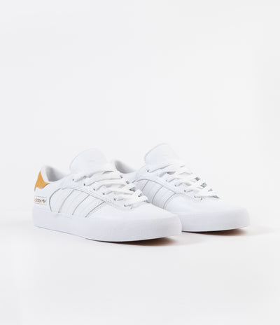 Adidas Matchbreak Super Shoes - White / Tactile Yellow / White