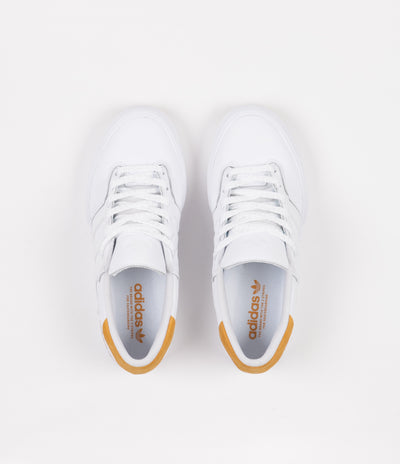 Adidas Matchbreak Super Shoes - White / Tactile Yellow / White