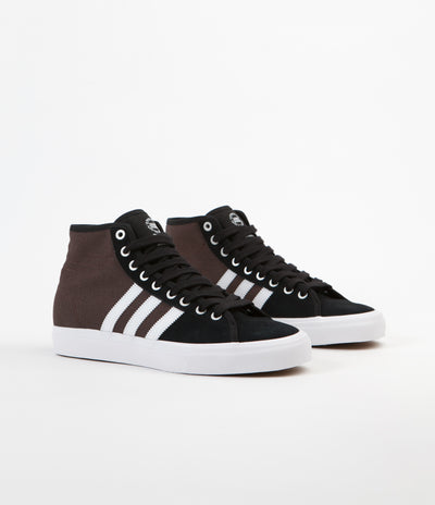 Adidas Matchcourt High RX Shoes - Core Black / White / Brown