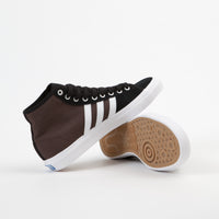 Adidas Matchcourt High RX Shoes - Core Black / White / Brown thumbnail
