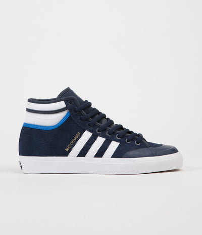 Adidas Matchcourt High RX2 Shoes - Collegiate Navy / White / Bluebird