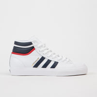 Adidas Matchcourt High RX2 Shoes - White / Collegiate Navy / Scarlet thumbnail