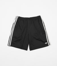 Adidas Mesh Shorts - Black / White / Pulse Lime