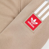 Adidas Modular FLC 2 Quarter Zip Sweatshirt - Hemp / White / Power Red thumbnail