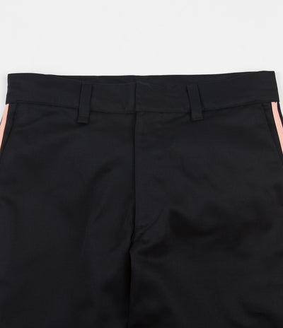Adidas 'Nora' Chino Pants - Black / Glow Pink