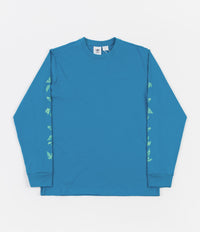 Adidas Nora Graphic Long Sleeve T-Shirt - Sonic Aqua / Signal Green