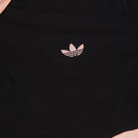 Adidas 'Nora' Long Sleeve Polo Shirt - Black / Glow Pink thumbnail