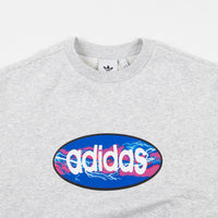 Adidas Oval Sweatshirt - Light Grey Heather thumbnail