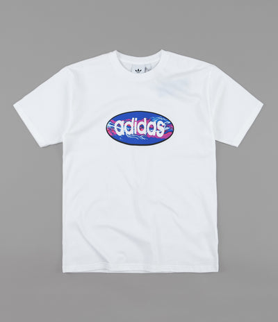 Adidas Oval T-Shirt - White