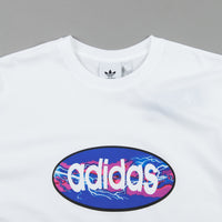 Adidas Oval T-Shirt - White thumbnail