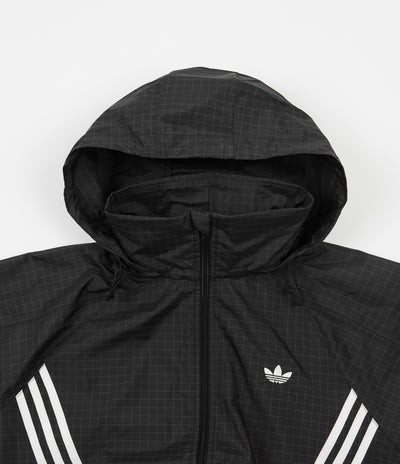 Adidas PB Workshop Windbreaker Jacket - Black / Grey 6 / White