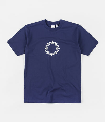 Adidas Pinwheel T-Shirt - Tech Indigo / Off White