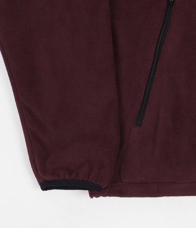 Adidas Polar Anorak Jacket - Maroon / Mineral Red / Signal Green