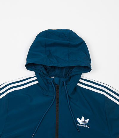 Adidas Premiere Windbreaker Jacket - Black / Blue Night / White | Flatspot