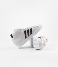 adidas Promodel Metal Toe White Black-Gold Metallic (Women's)