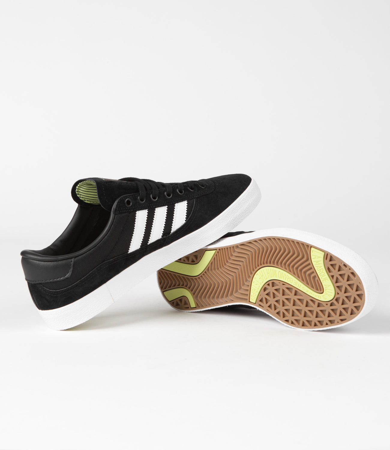 Adidas Puig Indoor Shoes Core Black FTWR White Pulse Lime Flatspot