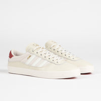 Adidas Puig Indoor Shoes - Cream White / Cream White / Scarlet thumbnail