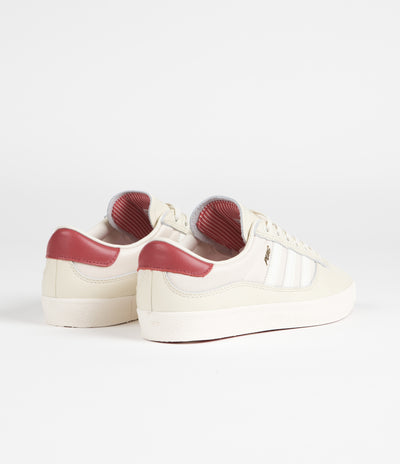 Adidas Puig Indoor Shoes - Cream White / Cream White / Scarlet