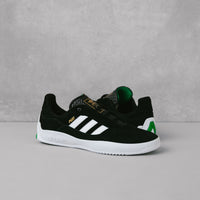 Adidas Puig Shoes - Core Black / White / Vivid Green thumbnail