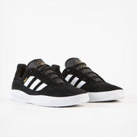 Adidas Puig Shoes - Core Black / White / Vivid Green thumbnail