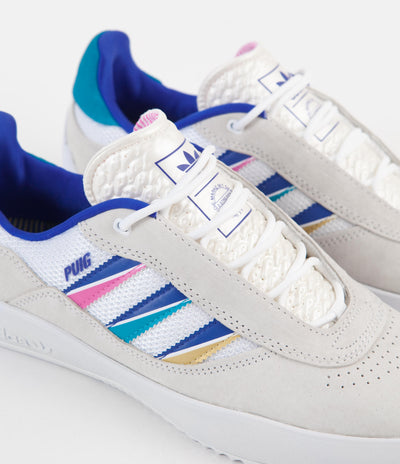 Adidas Puig Shoes - FTWR White / Sonic Ink / Signal Cyan