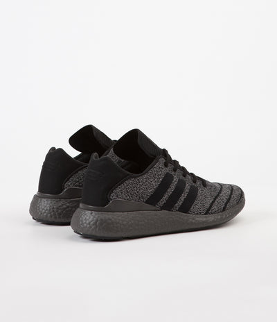Adidas Pure Boost PK Shoes - Solid Grey / Core Black / Trace Grey Metallic